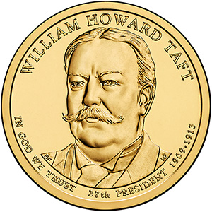 2013 (P) Presidential $1 Coin - William Howard Taft